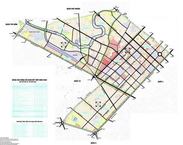 Bản đồ quy hoạch quận 3 tầm nhìn đến năm 2030 - Yeshouse