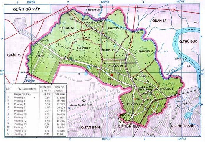 Bản đồ quy hoạch quận Gò Vấp năm 2021 - Yeshouse