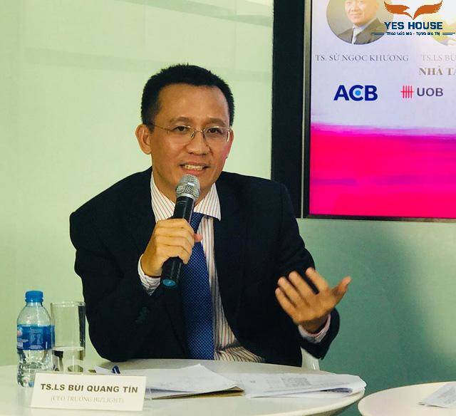 TS.LS Bùi Quang Tín, Chủ tịch kiêm CEO Trường Doanh nhân BizLight, chuyên gia kinh tế cho rằng mua nhà thành phố nên vay ngân hàng - yeshouse