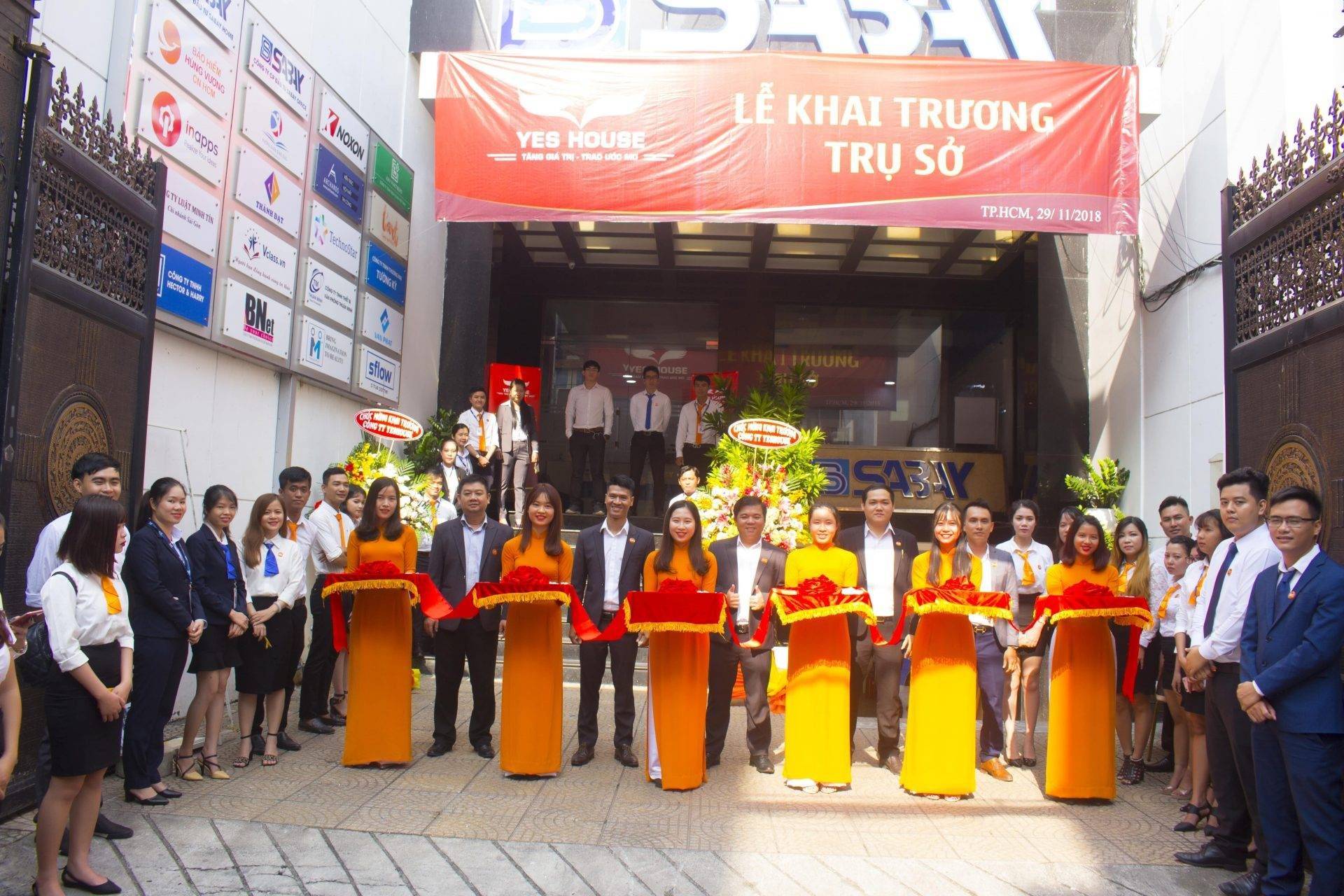 khai trương trụ sở Yeshouse - nhân sự Yeshouse - chuyên đất nền