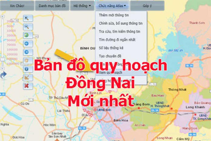 Bản đồ quy hoạch Đông Nai 